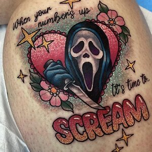 Scream Tattoo