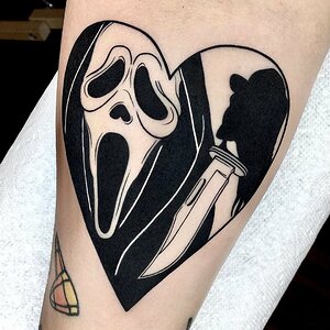 Scream Tattoo By Nate Laird