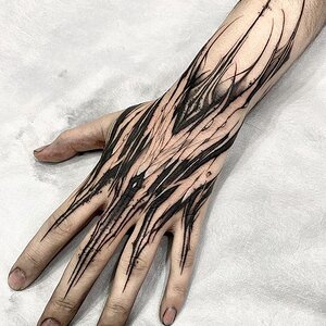 Black Hand Tattoo by 12.bbk.jpg