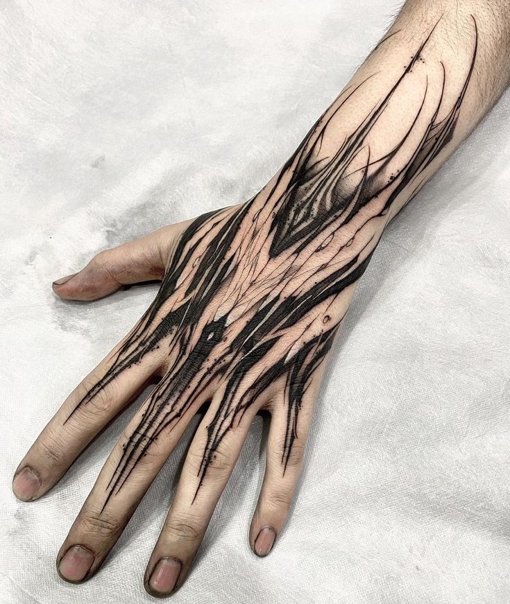 Black Hand Tattoo by 12.bbk.jpg