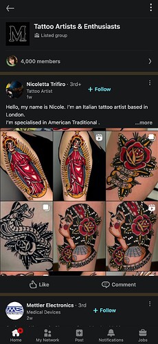 Tattoo Artists & Enthusiasts LinkedIn Group