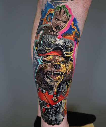 Guardians of the Galaxy Tattoo