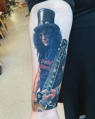 GNR Slash Tattoo by David Corden